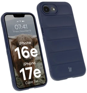 Pancerne etui Bizon Case Tur do iPhone 17e / 16e, granatowe