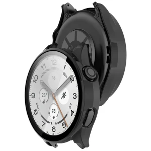 Etui ze szkłem do zegarka Bizon Case Watch Adamo do Xiaomi Watch 5, matowe czarne