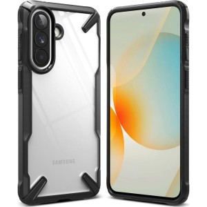 Etui Ringke Fusion X do Galaxy A57 5G, przezroczyste z czarną ramką