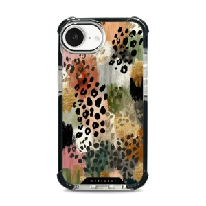 Etui ochronne do iPhone 17e do MagSafe, Mobiwear Elite Bumper, malownicze cętki