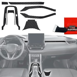 Folia do wnętrza Toyota Corolla Cross (2019-2026) Grizz Protector 7w1 Karbonowa Połyskująca