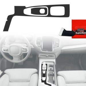 Folia do wnętrza Volvo XC90 T8 (2021-2022) Grizz Protector 2w1 Czarna Antyodciskowa
