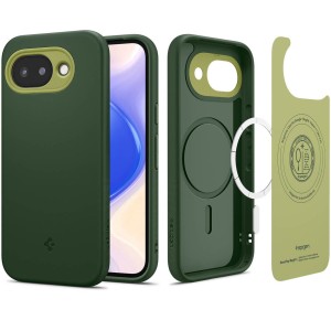 Etui Spigen Nano Pop Mag do MagSafe do Google Pixel 10a, zielone