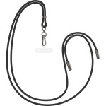 Smycz do telefonu z kablem 2w1  Fixed Neck Cable USB-C / USB-C PD 60W, 1,6 m, czarna