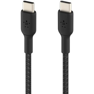 Kabel Belkin Boost Charge Braided USB-C do USB-C 60W 2m, czarny