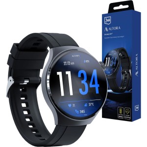 Smartwatch 3mk Altora Everyday Slim, Bluetooth 5.3, IP68, czarny