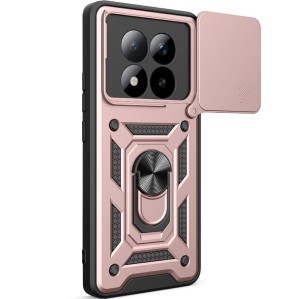 Etui Techsuit CamShield Series do Xiaomi Redmi Note 15 Pro Plus 5G / POCO M8 Pro 5G, różowozłote / czarne