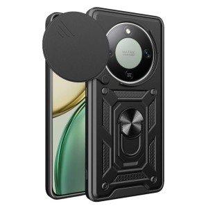 Etui Techsuit CamShield Series do Honor Magic8 Lite, czarne
