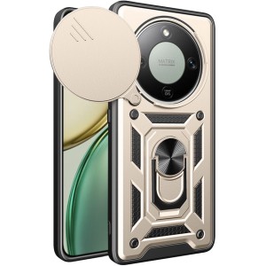 Etui Techsuit CamShield Series do Honor Magic8 Lite, złote