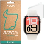 Folia hydrożelowa na ekran Bizon Watch Film Hydrogel Duo do Apple Watch SE 3 / SE 2 / SE / 6 / 5 / 4 (44 mm), 2 sztuki