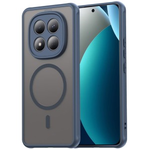 Etui Techsuit HaloFrost II MagSafe do Xiaomi Redmi Note 15 Pro 4G, granatowe
