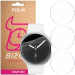 Folia ochronna na ekran zegarka Bizon Watch Film HydroFlex do Galaxy Watch 8 / 7 / FE / 6 / 5 / 4 40 mm, 3 sztuki