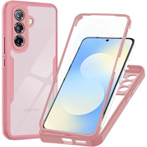 Etui 360 z ochroną na ekran Techsuit ColorVerse do Galaxy A57 5G, przezroczysto-różowe