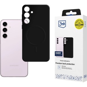 Etui 3mk Hardy Haptica do MagSafe, do Galaxy S24, czarne