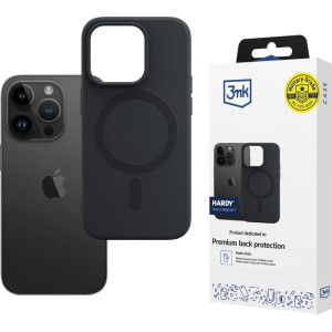 Etui 3mk Hardy Haptica do MagSafe, do iPhone 14 Pro Max, czarne