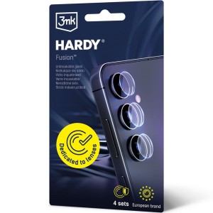 4x Szkło hybrydowe na soczewki aparatu, 3mk Hardy Fusion Lens Protection do iPhone Air