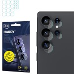 4x Szkło hybrydowe na soczewki aparatu, 3mk Hardy Fusion Lens Protection do Galaxy S25 Ultra