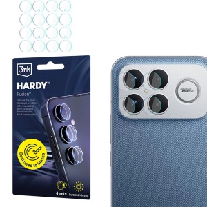 4x Szkło hybrydowe na soczewki aparatu, 3mk Hardy Fusion Lens Protection do Xiaomi POCO F8 Ultra