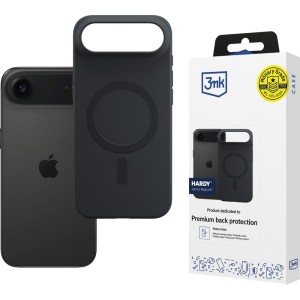 Etui 3mk Hardy Haptica do MagSafe, do iPhone Air, czarne