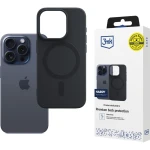 Etui 3mk Hardy Haptica do MagSafe, do iPhone 15 Pro, czarne