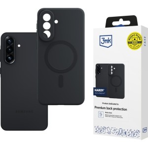 Etui 3mk Hardy Haptica do MagSafe, do Galaxy A37 5G, czarne
