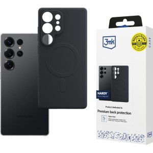 Etui 3mk Hardy Haptica do MagSafe, do Galaxy S25 Ultra, czarne