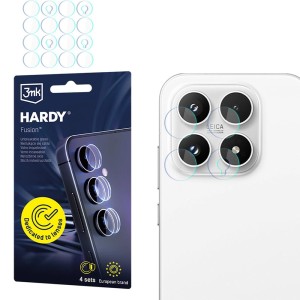 4x Szkło hybrydowe na soczewki aparatu, 3mk Hardy Fusion Lens Protection do Xiaomi 17