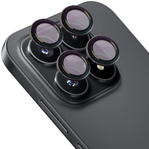 Szkło na aparat Bizon Glass Snap Lens do Xiaomi 17, 1 zestaw, czarna ramka