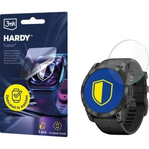 Szkło hybrydowe na smartwatch, 3mk Hardy Fusion do Garmin Epix Pro gen 2 47 mm, 3 sztuki
