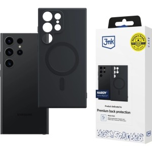 Etui 3mk Hardy Haptica do MagSafe, do Galaxy S23 Ultra, czarne