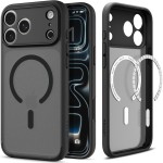 Etui Spigen Ultra Hybrid Mag do MagSafe do iPhone 17 Pro Max, półprzezroczysto-czarne