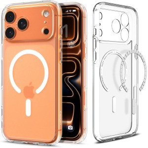 Etui Spigen Ultra Hybrid Mag do MagSafe do iPhone 17 Pro Max, półprzezroczysto-białe