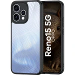 Etui Dux Ducis AIMO do OPPO Reno 15 5G, przezroczyste z czarną ramką