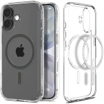 Etui Spigen Ultra Hybrid Mag do MagSafe do iPhone 17, przezroczysto-szare