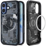 Etui Spigen Ultra Hybrid Mag do MagSafe do iPhone 17, przydymione-szare (Zero One)
