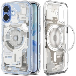 Etui Spigen Ultra Hybrid Mag do MagSafe do iPhone 17, beżowo-przezroczyste (Zero One)