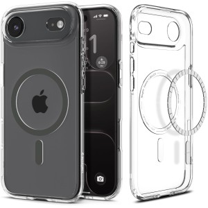 Etui Spigen Ultra Hybrid Mag do MagSafe do iPhone Air, przezroczysto-szare