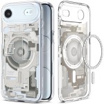 Etui Spigen Ultra Hybrid Mag do MagSafe do iPhone Air, beżowo-przezroczyste (Zero One)