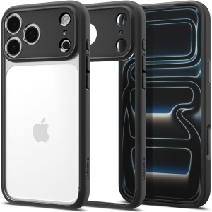 Etui Spigen Ultra Hybrid do iPhone 17 Pro, przezroczysto-czarne