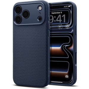 Etui Spigen Liquid Air do iPhone 17 Pro Max, granatowe