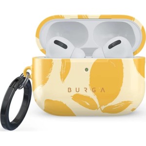Etui Burga Lemon Tart do AirPods Pro 3, żółte z cytrynowym wzorem