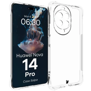 Elastyczne etui Bizon Case Salpa do Huawei nova 14 Pro, przezroczyste
