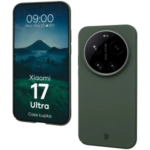 Etui Bizon Case Łupka do Xiaomi 17 Ultra, zielone