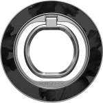 Magnetyczny ring / uchwyt na telefon / na palec / stojak Burga Magnetic Ring Holder,  czarne z motywem kwiatowym