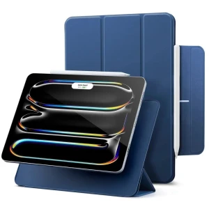 OUTLET: Etui ESR Rebound Magnetic do iPad Pro 11" 5/6 2025 / 2024, granatowe 