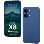Etui Bizon Case Łupka do Xiaomi POCO X8 Pro Max, niebieskie