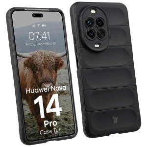 Pancerne etui Bizon Case Tur do Huawei nova 14 Pro, czarne