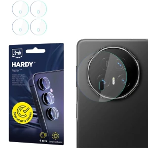 4x Szkło hybrydowe na soczewki aparatu, 3mk Hardy Fusion Lens Protection do Honor Magic V5
