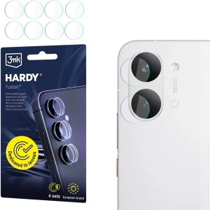 4x Szkło hybrydowe na soczewki aparatu, 3mk Hardy Fusion Lens Protection do Xiaomi POCO X8 Pro Max
