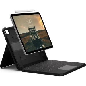 Etui pancerne z klawiaturą Urban Armor Gear UAG Rugged USB-C Keyboard do iPad Air 11" M4/M3/M2 / iPad 11" 2025/2022, czarne